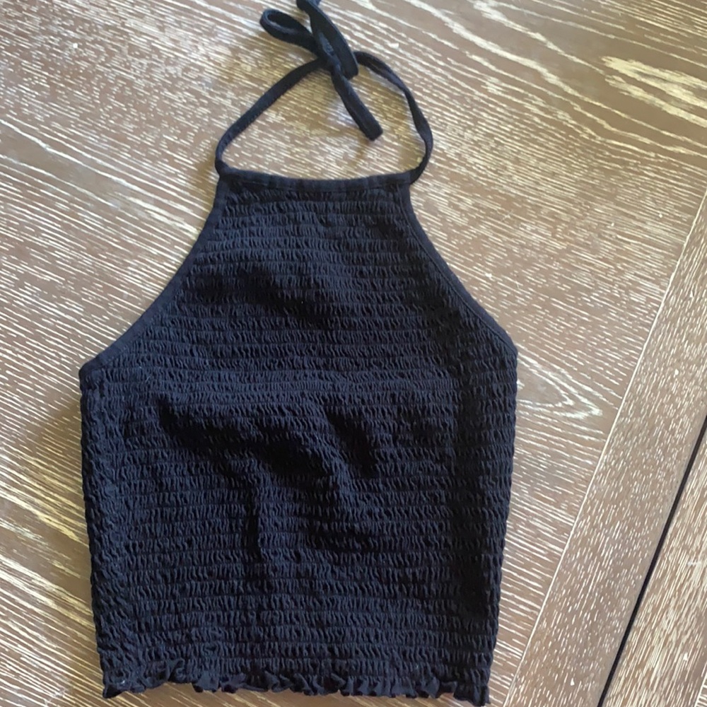 Garage halter top
